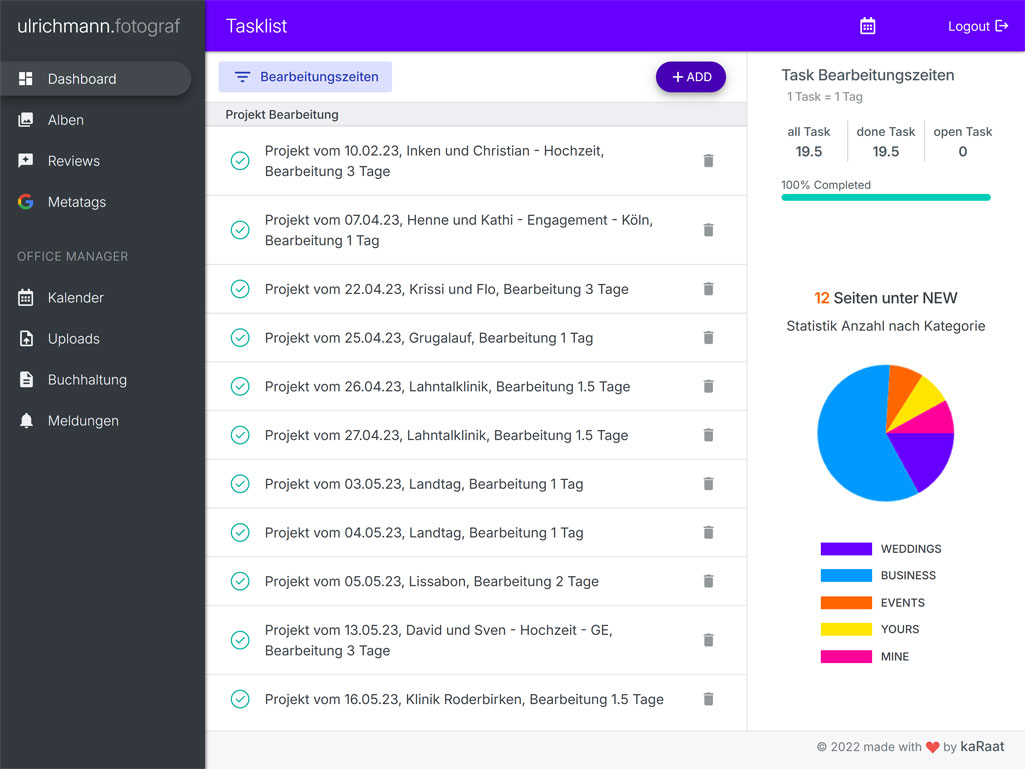Screenshot Office Tasklist